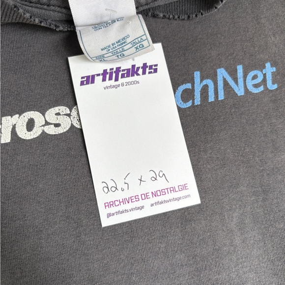 RARE 2005 Microsoft Technet Winter Tour Canada Shirt size XL grey faded - Picture 8 of 8